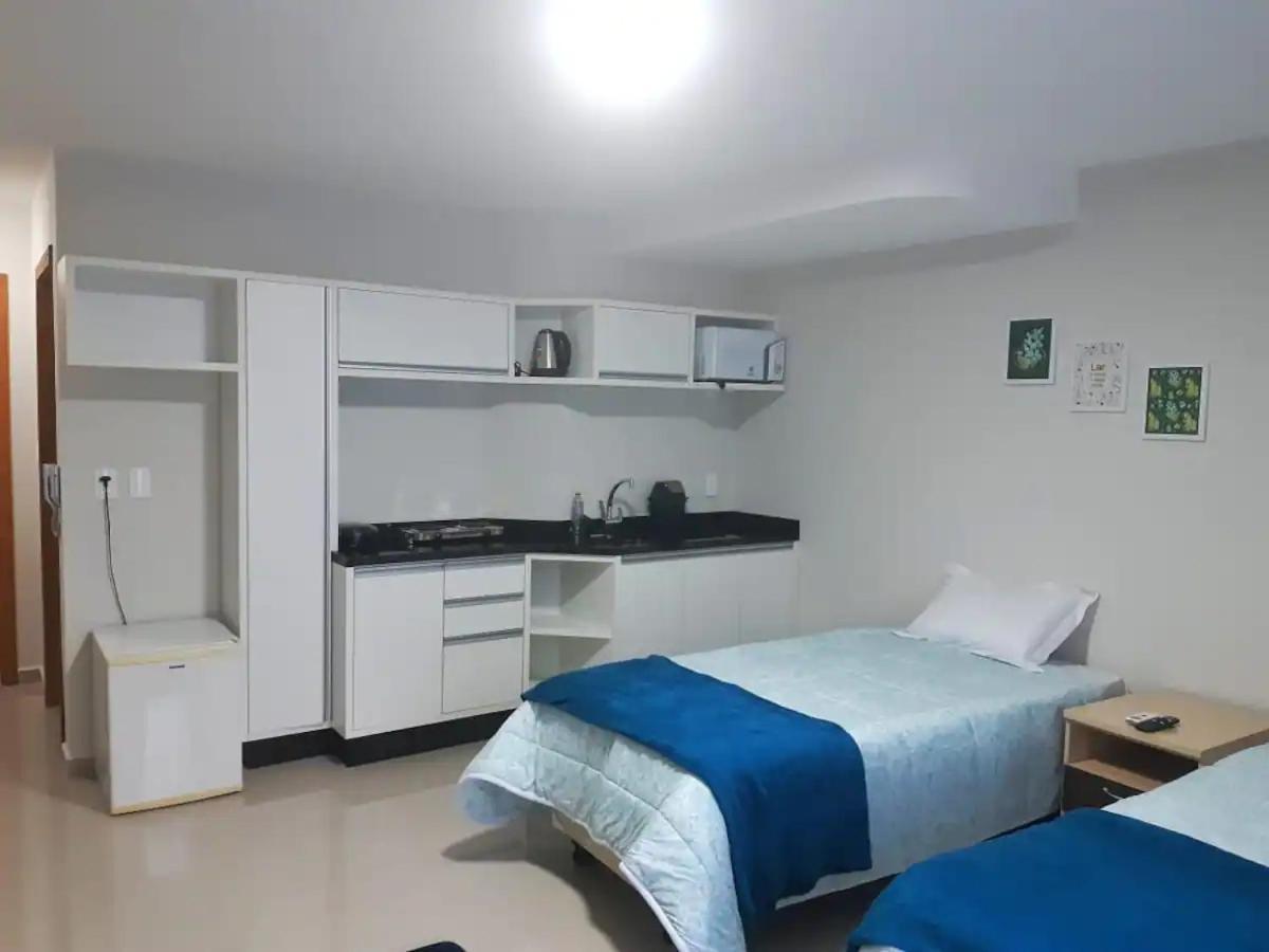 Flat Estudio 101 No Centro De Jaragua Do Sul Jaraguá do Sul Kültér fotó
